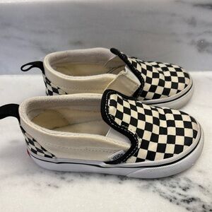 Toddler Slip On Checkerboard Vans